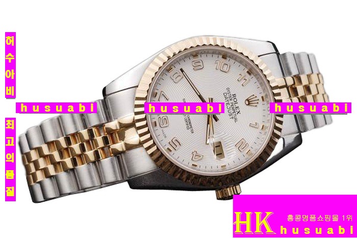  η ڽð Replica Rolex Datejust Automatic Movement Yellow gold Bezel with White Dial Men.928117-23