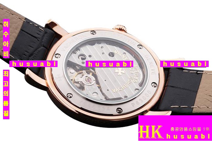 ٽܽźƾð ڸǰðReplica Vacheron Constantin Rose gold Case Black Crocodile Leather Strap Automatic Movement 33 mm vc43 A041